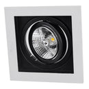 Spot Embutir Conecta ABS para AR70 Branco e Preto DL146AR70 Bella ST2341-Bella Iluminação-Starlumen