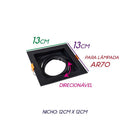 Spot Embutir Conecta ABS para AR70 Preto DL146AR70 Bella ST2341-Bella Iluminação-Starlumen