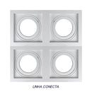 Spot Embutir Conecta ABS para E27 Branco DL146PAR30 Bella ST2340-Bella Iluminação-Starlumen