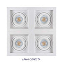 Spot Embutir Conecta ABS para PAR20 Branco DL146PAR20W Bella ST2342-Bella Iluminação-Starlumen