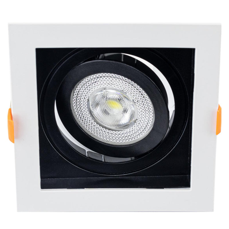 Spot Embutir Conecta ABS para PAR20 Branco e Preto DL146PAR20WB Bella ST2342-Bella Iluminação-Starlumen