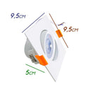 Spot Embutir Direcional Super LED 5W Quadrado ST478-Starlumen-