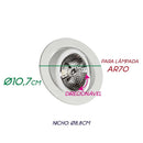 Spot Embutir Redondo Rente Pop para AR70 DL062 Bella ST1834