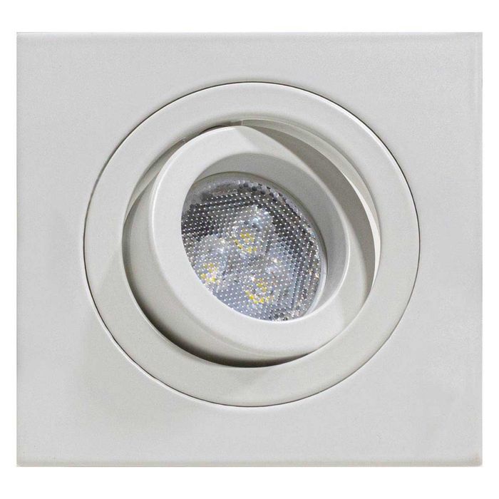Spot Orientável Quadrado Rente Embutir P/minidicroica NS5101B St1831-Bella Iluminação-Starlumen