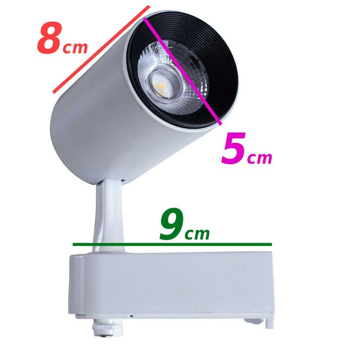 Spot Para Trilho Eletrificado Branco 7W ST491-Starlumen-