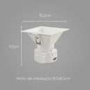 Spot Quadrado Embutir Branco LED 8W Branco Neutro Downlight SE 360.2228 ST2734-Save Energy-Starlumen