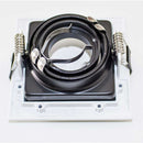 Spot Recuado Embutir Conecta Branco com Preto Gu10 Mr11 Ns7351P Bella St609-Bella Iluminação-Starlumen