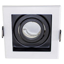 Spot Recuado Embutir Conecta Branco com Preto Gu10 Mr11 Ns7351P Bella St609-Bella Iluminação-Starlumen