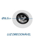 Spot Recuado Embutir Fundo Preto P/ AR111 1040 ST1821-Starlux-Starlumen