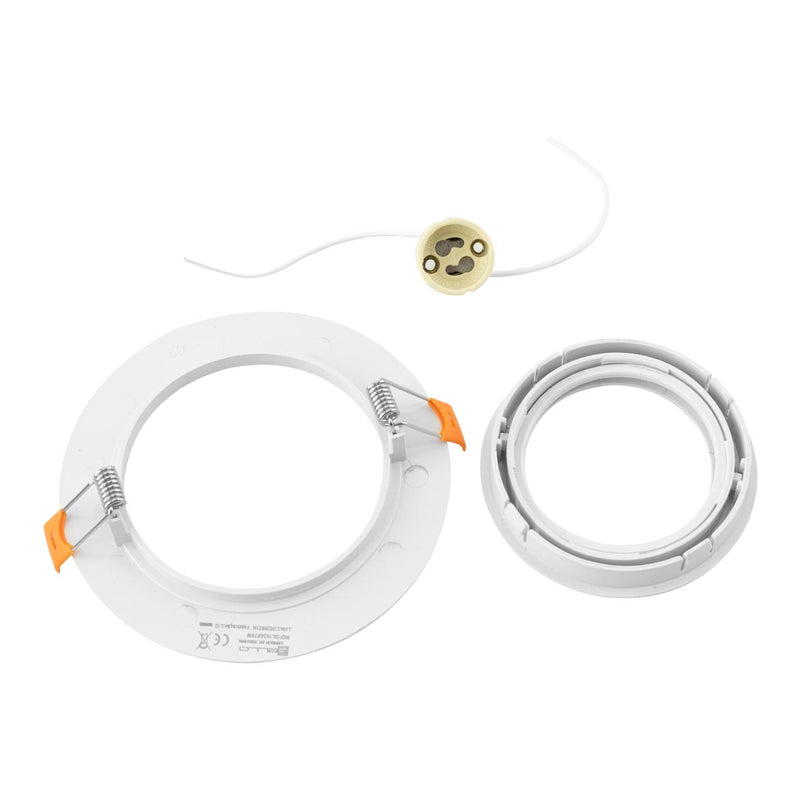 Spot Redondo Embutir Conecta ABS Branco p/AR70 DL152AR70B Bella ST2751-Bella Iluminação-Starlumen