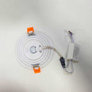 Spot Redondo Embutir Led Integrado 7w + 3w 2700k EB-002WP St1830-Starlumen-