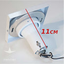 Spot Semi Embutido Teto Laje Gesso P/ Lâmpada Par20 St3008-Starlumen-