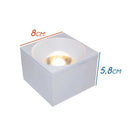 Spot Sobrepor Branco Led 7w P/ Teto Parede Pergolado DS9808 St1517-Starlumen-