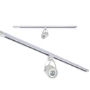 Spot para Trilho Eletrificado Branco P/ Lâmpada E27 Par20 PRO8042 ST1964-Opus-Starlumen