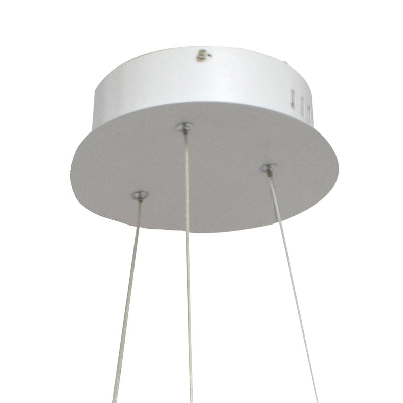Pendente Zig Branco (c)57cm (l)47cm (a)26cm  1x35w 3000k 1800lm - TP001 - Bella Iluminação