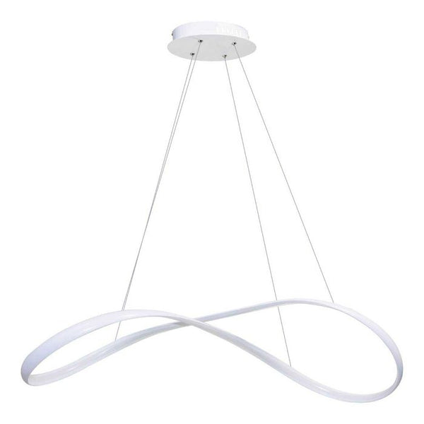 Pendente Moderno Zig Bella 52W Branco TP002 Bella ST1544