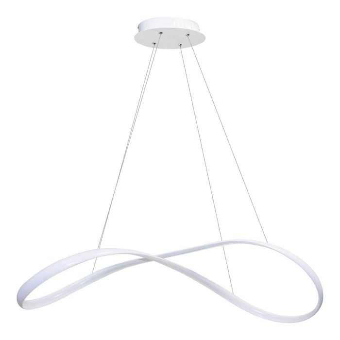 Pendente Moderno Zig Bella 52W Branco TP002 Bella ST1544