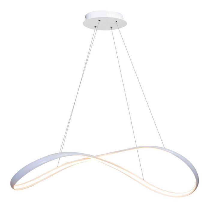 Pendente Moderno Zig Bella 52W Branco TP002 Bella ST1544