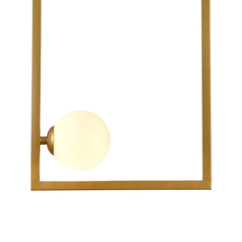 Pendente Balanço Dourado e Branco (d)30cm (a)60cm  3xg9 75w - TR004 - Bella Iluminação
