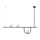 Pendente Bem-te-vi Preto Dourado para 3x G9 Bella TR007 ST2333