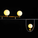 Pendente Bem-te-vi Preto Dourado para 3x G9 Bella TR007 ST2333