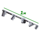 Trilho 1 Metro 5 Spots Orientável P/ Bulbo ou PAR20 Escovado 3000/5 ST959-Starlumen-