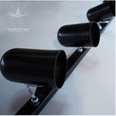 Trilho 1 Metro 5 Spots Orientável P/ Bulbo ou PAR20 Preto 3000/5 ST959-Starlumen-