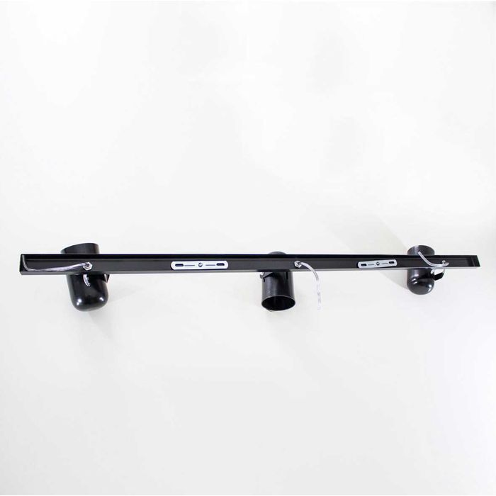 Trilho 3 Spots P/ Par20 100cm Preto 3000/3 ST958-Starlumen-