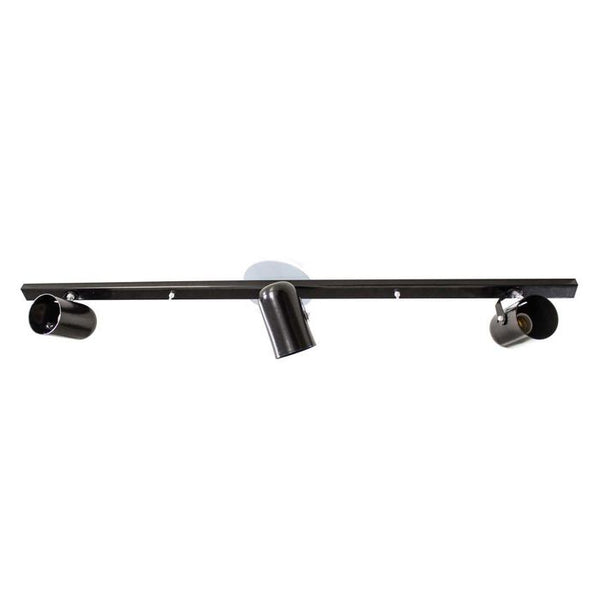 Trilho 3 Spots P/ Par20 100cm Preto 3000/3 ST958-Starlumen-