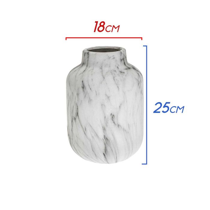 Vaso de Cerâmica Marmorizado 25x18cm Uf0024 St1675