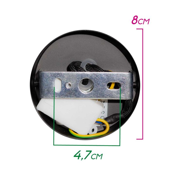 Pendente Artemis Ouro fosco e Vidro Branco VL004-MG Starlux ST2520