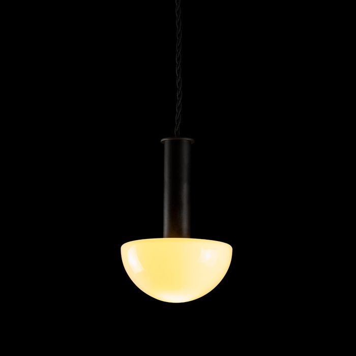 Pendente Artemis Preto Cupula de Vidro  para G9 VL005-BK Starlux ST2536