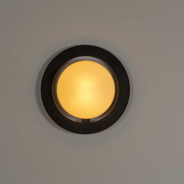 Arandela Artemis Preto Fosco Globo em Vidro P/ LED G9 VL010-BK Starlux ST2528