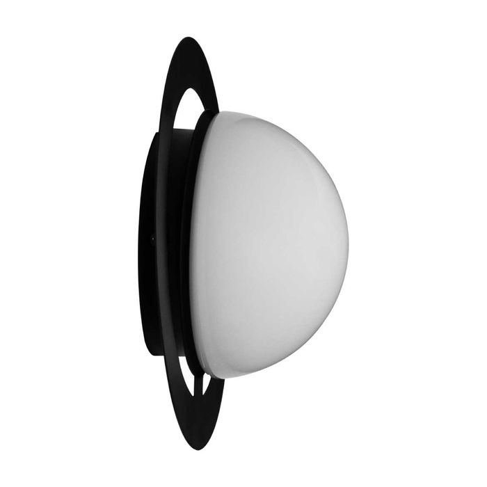 Arandela Artemis Preto Fosco Globo em Vidro P/ LED G9 VL010-BK Starlux ST2528