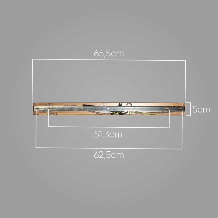 Pendente Akemi Ouro Fosco Cúpulas de Vidro para 5x LED G9 VL016-MG Starlux ST2535