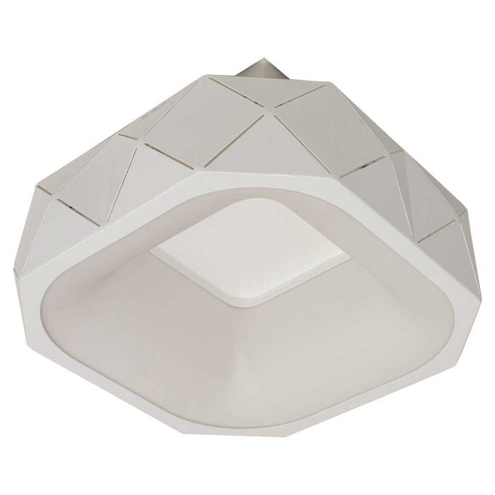 Plafon Otto Branco Led 16w Quadrado 28cm WCQ1538-30WH St1709