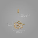 Lustre Pendente Ninho Ø23cm LED 12W 3000K Bella Iluminação WD017S ST1395