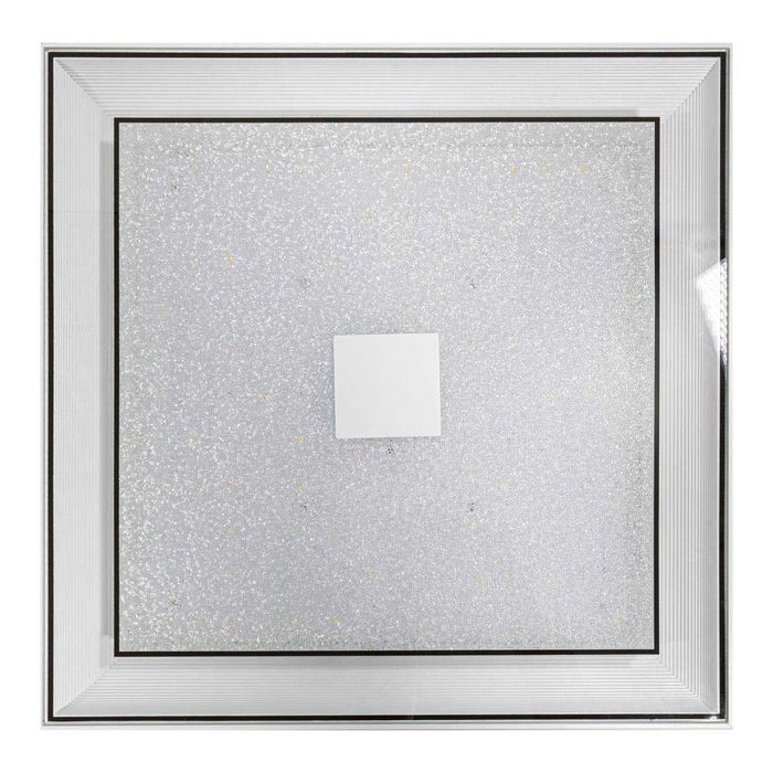 Plafon Zeus Branco LED 26W 53cm Efeito Estrelado C/ Cristais WH-30959-26W ST1749