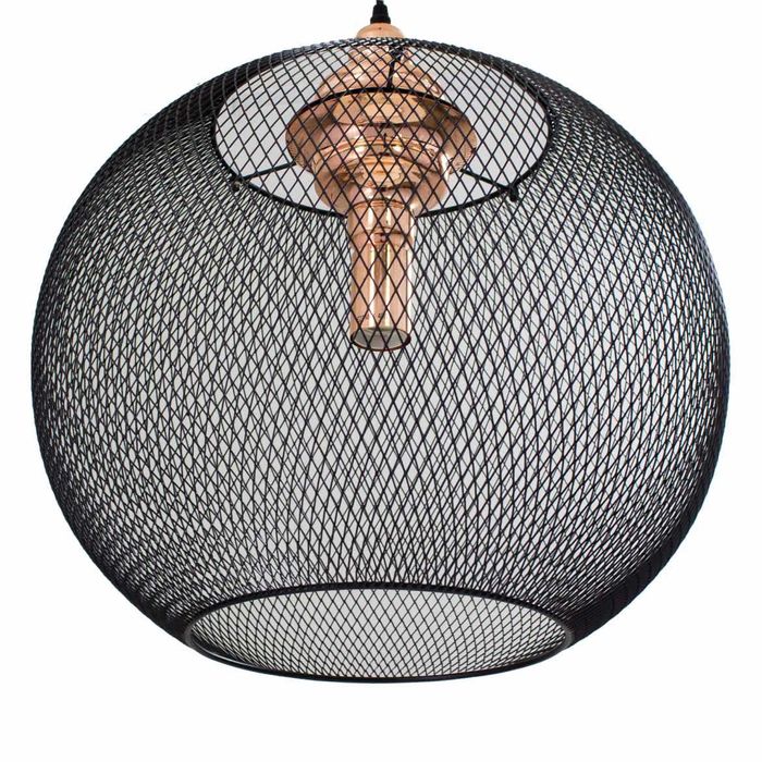 Pendente Aramado Copper Bola Bella Iluminação Xn005 St1295