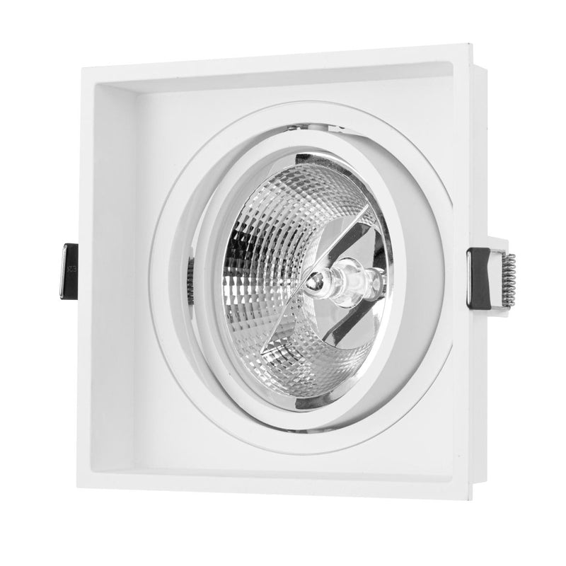 Spot de Embutir Slim Frame Branco para AR111 YA003W Bella ST2730