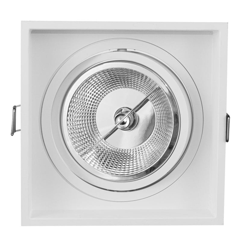 Spot de Embutir Slim Frame Branco para AR111 YA003W Bella ST2730
