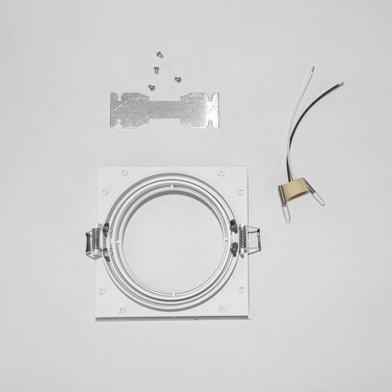 Spot de Embutir Slim Frame Branco para AR111 YA003W Bella ST2730