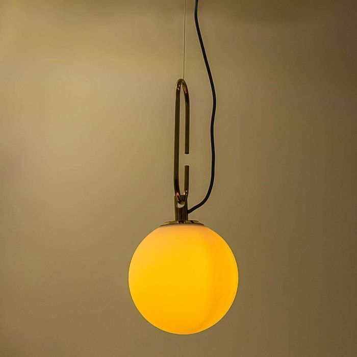 Pendente Mob Cúpula Em Vidro Yd001 Bella Iluminação St1881
