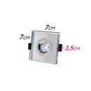 Spot Embutir Shine Quadrado P/ Mini dicroica Bella YD1044 ST2223