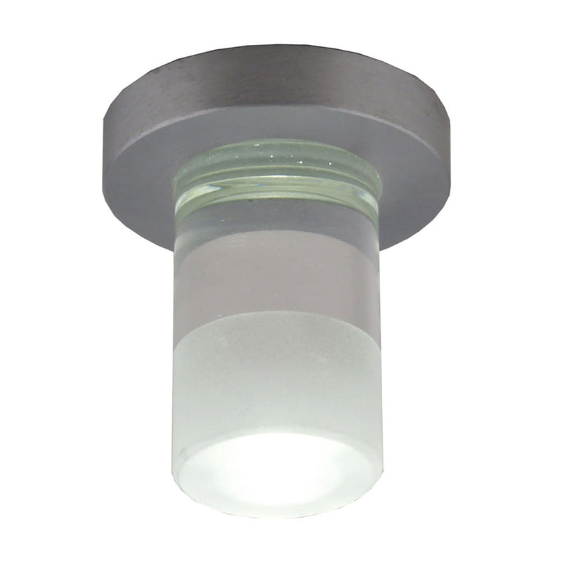 Spot de Embutir Fine d 4cm X 6cm  1 X Led 1w 127v / 220v Cinza e Transp - YD262RF - Bella Iluminação