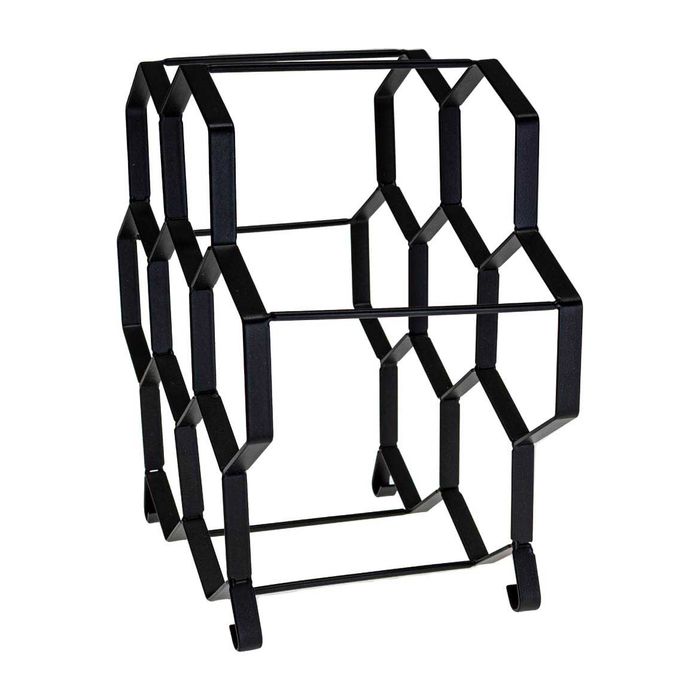 Mini Adega Vinho Colmeia Metal P/ 7 Garrafas Zl0047 St1694