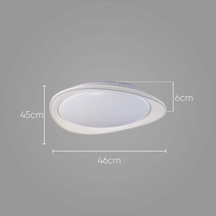Plafon Noe Branco LED Branco Quente ZM-006-WH Starlux ST2613