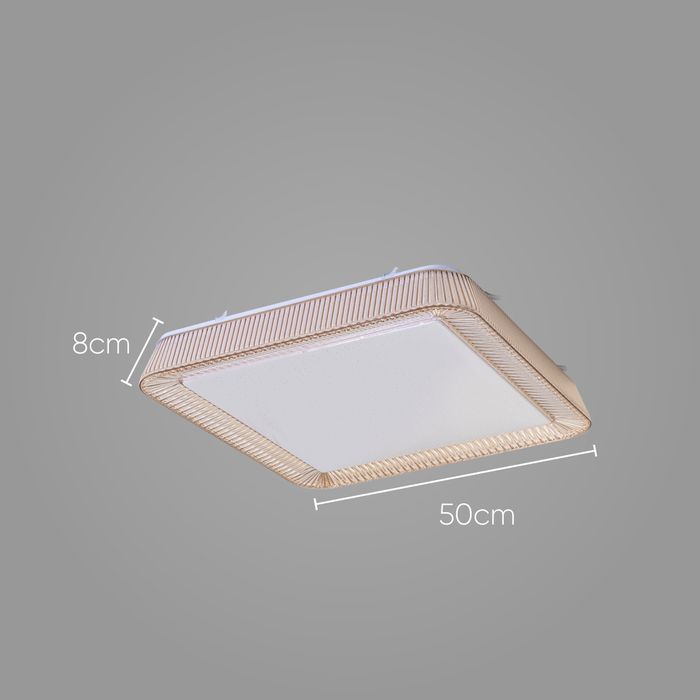 Plafon Gael Ambar e Branco ZM007-AB LED 36W Efeito Estrelado Starlux ST2614