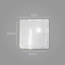 Plafon Gael Ambar e Branco ZM007-AB LED 36W Efeito Estrelado Starlux ST2614