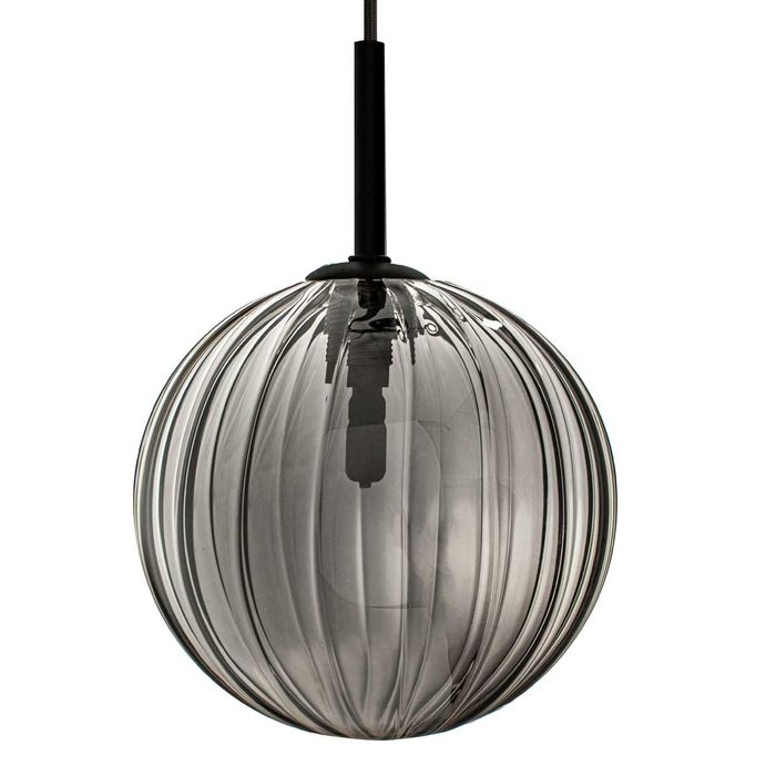Pendente Tati Globo Vidro Smoky ZR061-S-SKY Starlux St1953